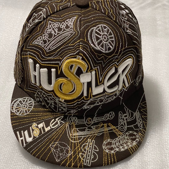 Detailed Brown City Hunter Hustler Cap - Size Medium HU$TLER - Picture 9 of 17